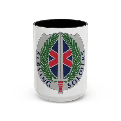 10 Personnel Command (U.S. Army) Accent Coffee Mug 15oz Black - Go Mug Yourself