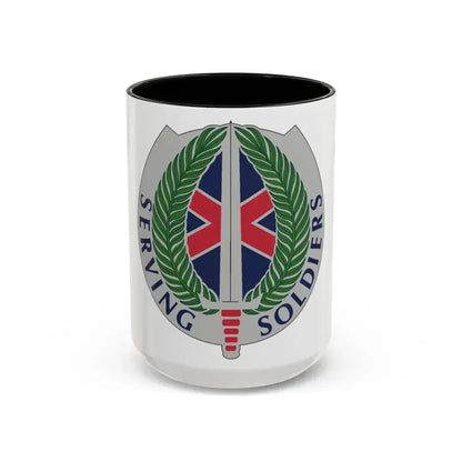 10 Personnel Command (U.S. Army) Accent Coffee Mug 15oz Black - Go Mug Yourself