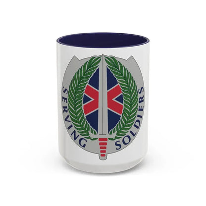 10 Personnel Command (U.S. Army) Accent Coffee Mug 15oz Navy - Go Mug Yourself