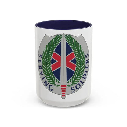 10 Personnel Command (U.S. Army) Accent Coffee Mug 15oz Navy - Go Mug Yourself