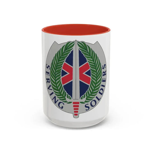 10 Personnel Command (U.S. Army) Accent Coffee Mug 15oz Pink - Go Mug Yourself