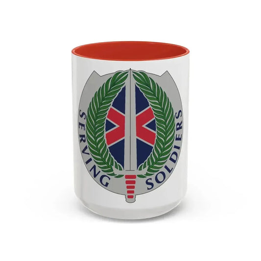 10 Personnel Command (U.S. Army) Accent Coffee Mug 15oz Pink - Go Mug Yourself