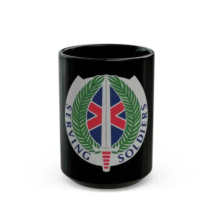 10 Personnel Command (U.S. Army) Black Coffee Mug 15oz - Go Mug Yourself