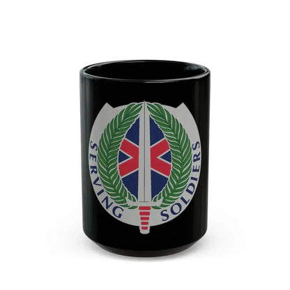10 Personnel Command (U.S. Army) Black Coffee Mug 15oz - Go Mug Yourself
