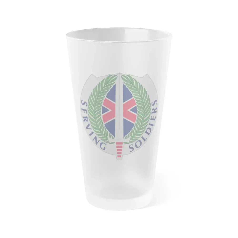 10 Personnel Command (U.S. Army) Frosted Pint Glass 16oz Default Title - Go Mug Yourself