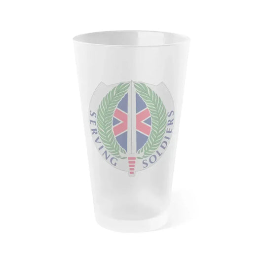 10 Personnel Command (U.S. Army) Frosted Pint Glass 16oz Default Title - Go Mug Yourself