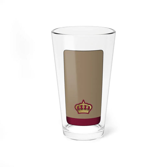 10. QELF MAJ (Qatar) (Military Rank) Pint Glass 16oz 16oz - Go Mug Yourself