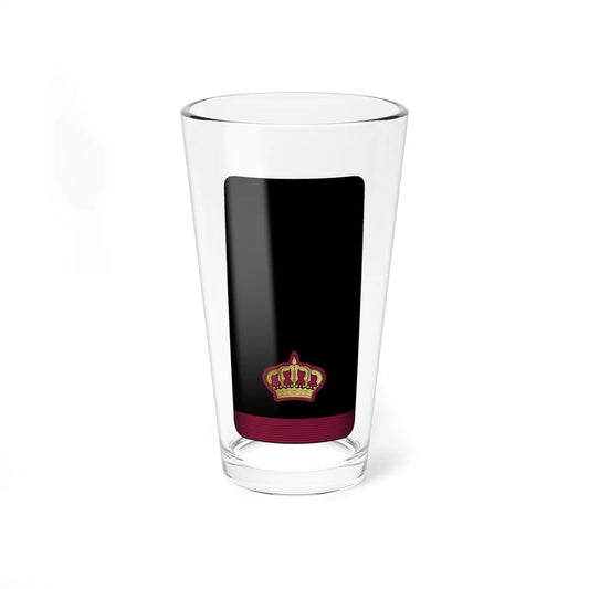 10. QENF MAJ (Qatar) (Military Rank) Pint Glass 16oz 16oz - Go Mug Yourself