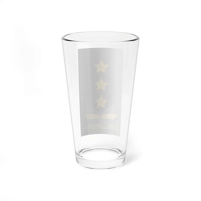 10 RSAF OF08 (Singapore) (Military Rank) Pint Glass 16oz - Go Mug Yourself