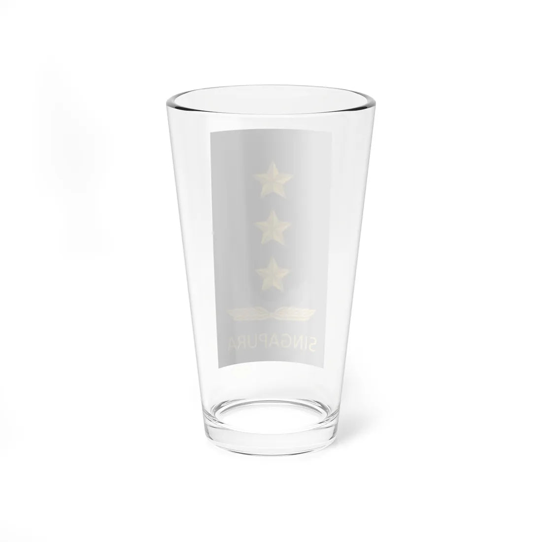 10 RSN OF08 (Singapore) (Military Rank) Pint Glass 16oz - Go Mug Yourself