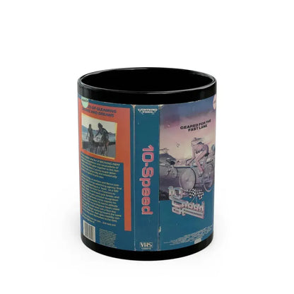 10 SPEED LIGHTNING VIDEO (VHS COVER) - Black Coffee Mug 11oz - Go Mug Yourself
