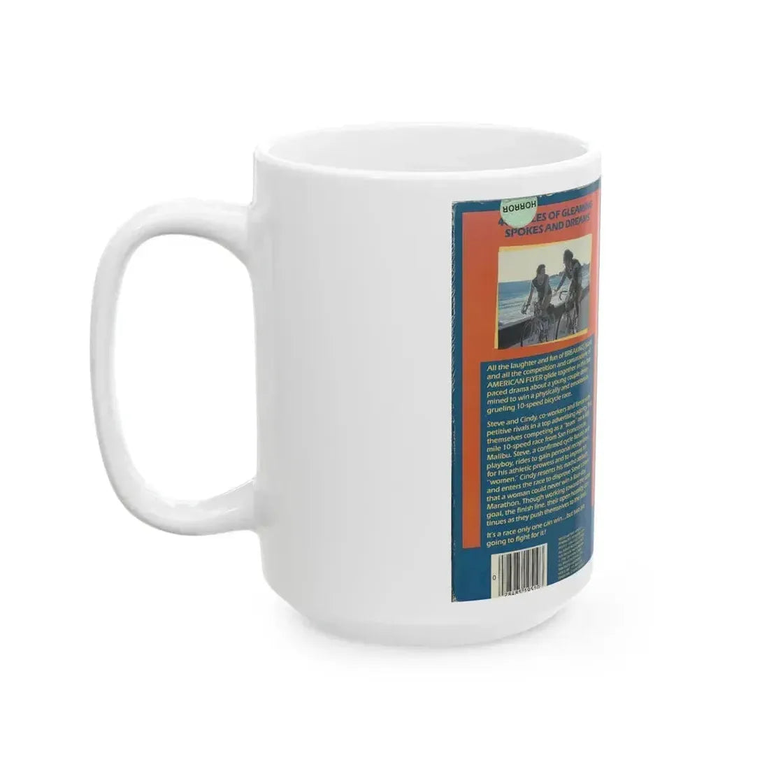 10 SPEED LIGHTNING VIDEO (VHS COVER) - White Coffee Mug - Go Mug Yourself