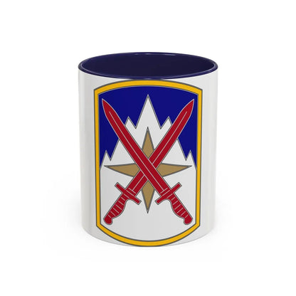 10 Sustainment Brigade (U.S. Army) Accent Coffee Mug-11oz-Navy-Go Mug Yourself