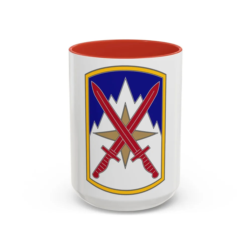 10 Sustainment Brigade (U.S. Army) Accent Coffee Mug-15oz-Pink-Go Mug Yourself