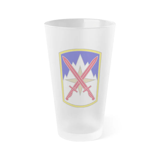 10 Sustainment Brigade (U.S. Army) Frosted Pint Glass 16oz-Go Mug Yourself