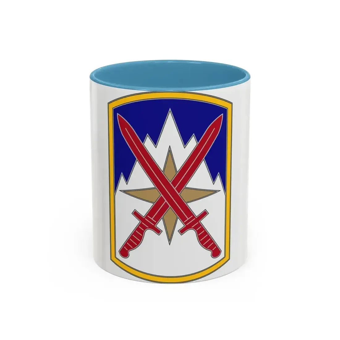 10 Sustainment Brigade (U.S. Army) Accent Coffee Mug 11oz Light Blue - Go Mug Yourself