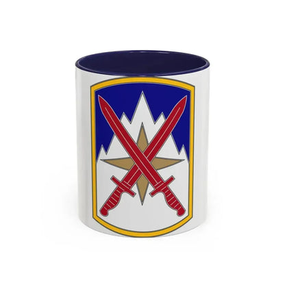 10 Sustainment Brigade (U.S. Army) Accent Coffee Mug 11oz Navy - Go Mug Yourself