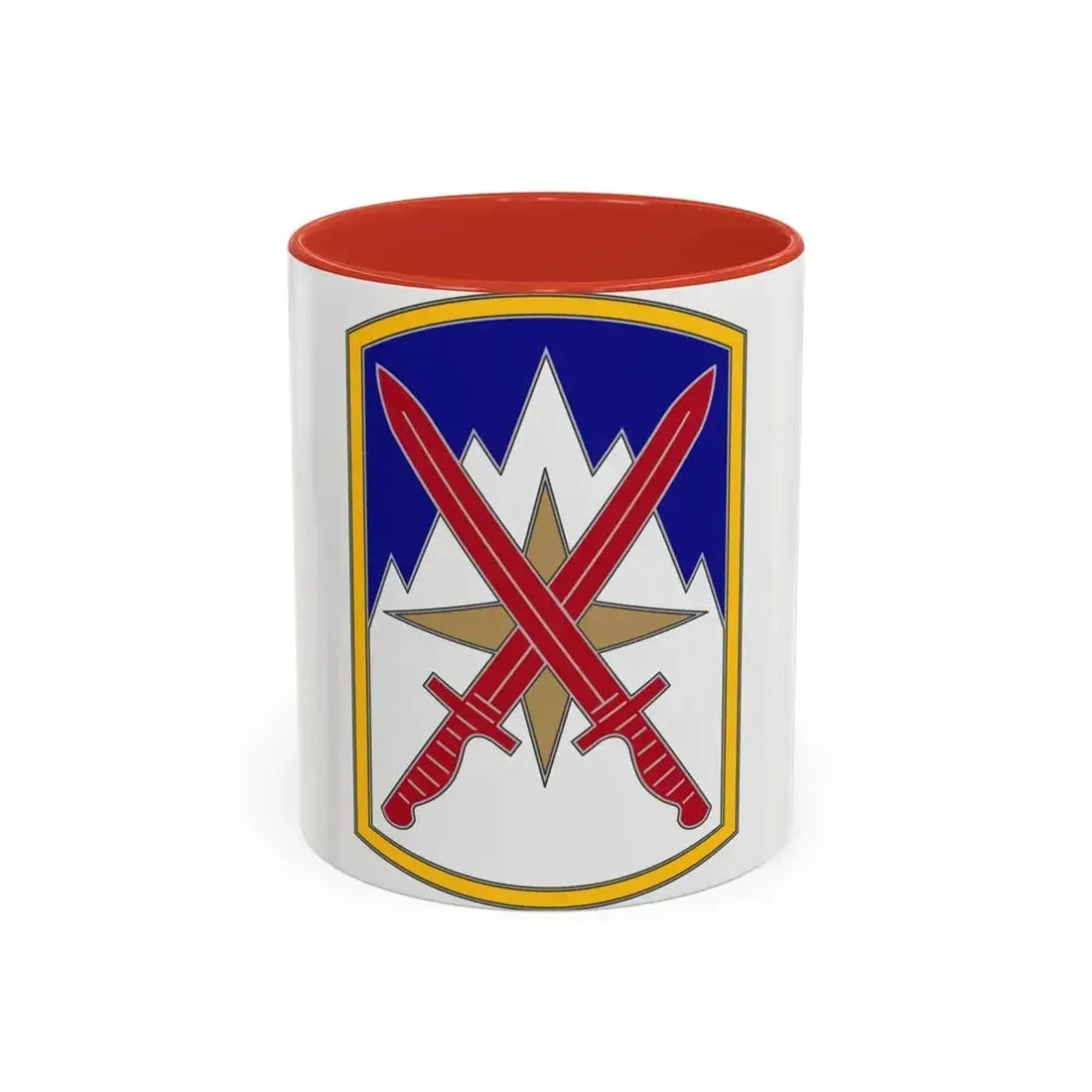 10 Sustainment Brigade (U.S. Army) Accent Coffee Mug 11oz Red - Go Mug Yourself