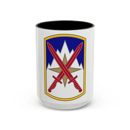 10 Sustainment Brigade (U.S. Army) Accent Coffee Mug 15oz Black - Go Mug Yourself