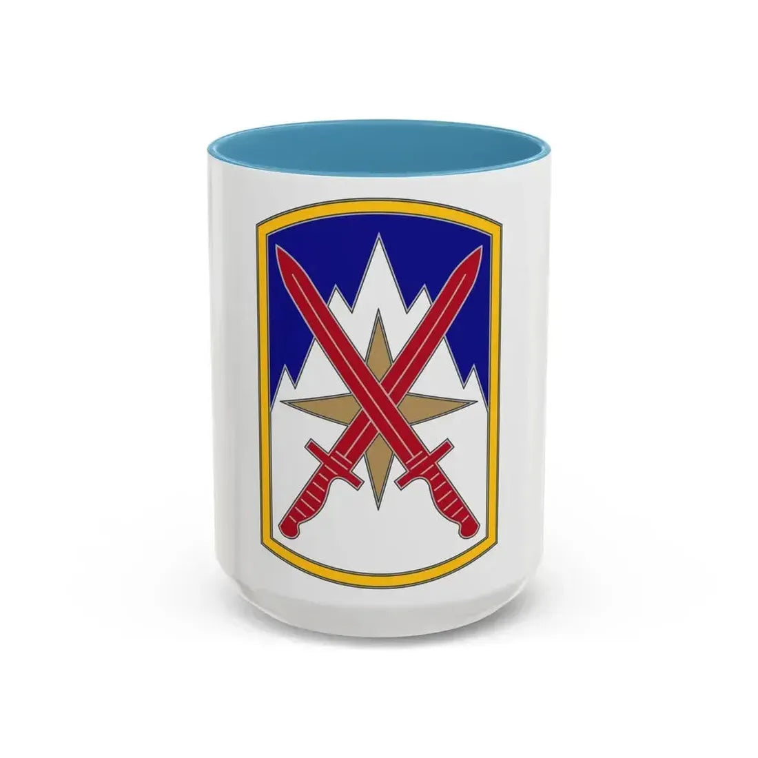 10 Sustainment Brigade (U.S. Army) Accent Coffee Mug 15oz Light Blue - Go Mug Yourself