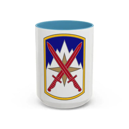 10 Sustainment Brigade (U.S. Army) Accent Coffee Mug 15oz Light Blue - Go Mug Yourself