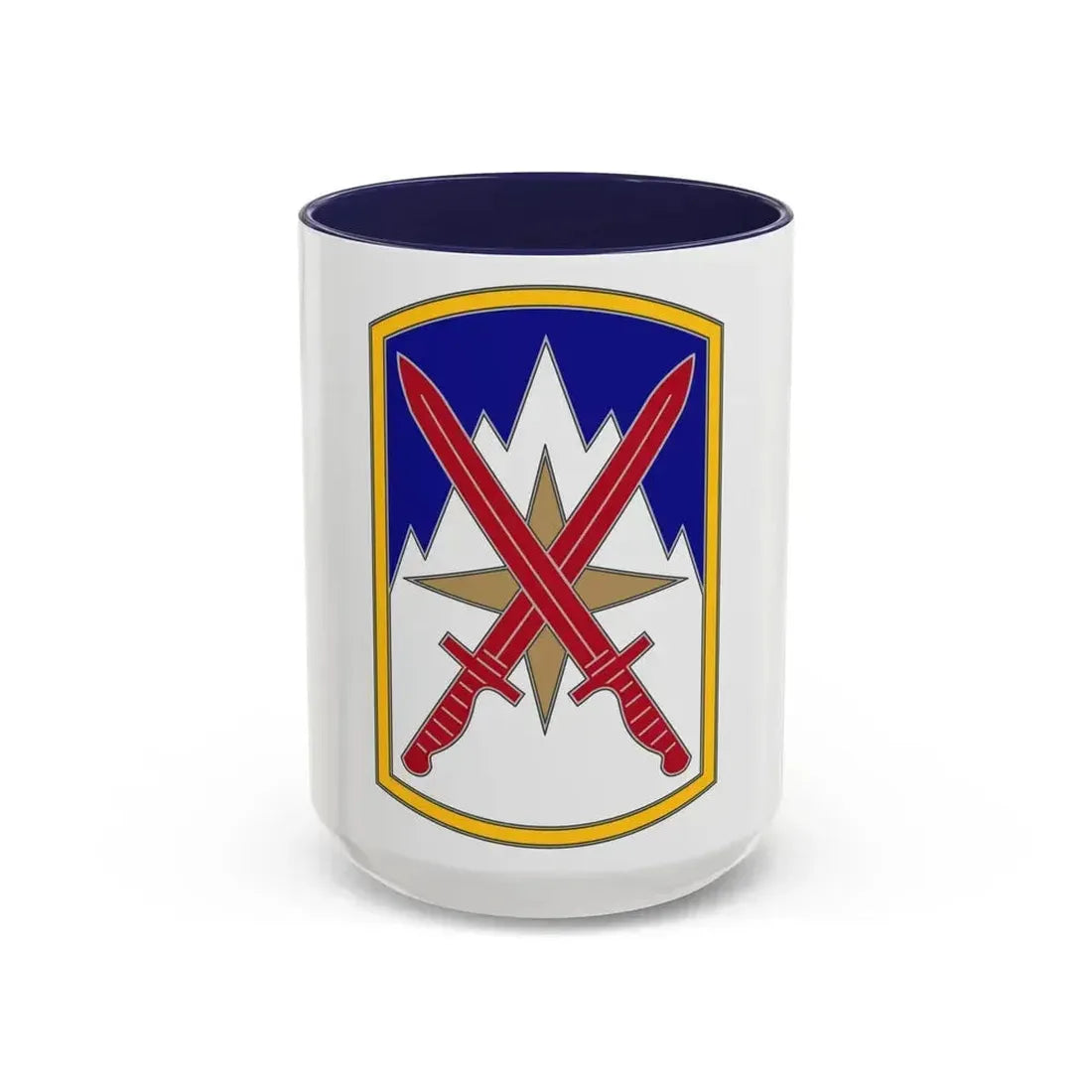 10 Sustainment Brigade (U.S. Army) Accent Coffee Mug 15oz Navy - Go Mug Yourself