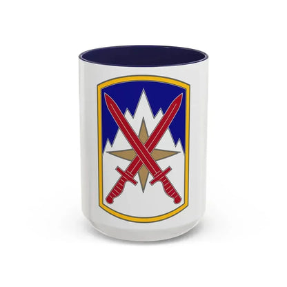 10 Sustainment Brigade (U.S. Army) Accent Coffee Mug 15oz Navy - Go Mug Yourself