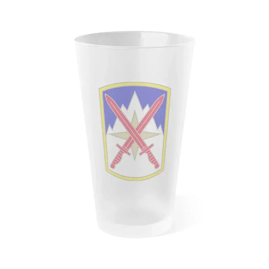 10 Sustainment Brigade (U.S. Army) Frosted Pint Glass 16oz Default Title - Go Mug Yourself