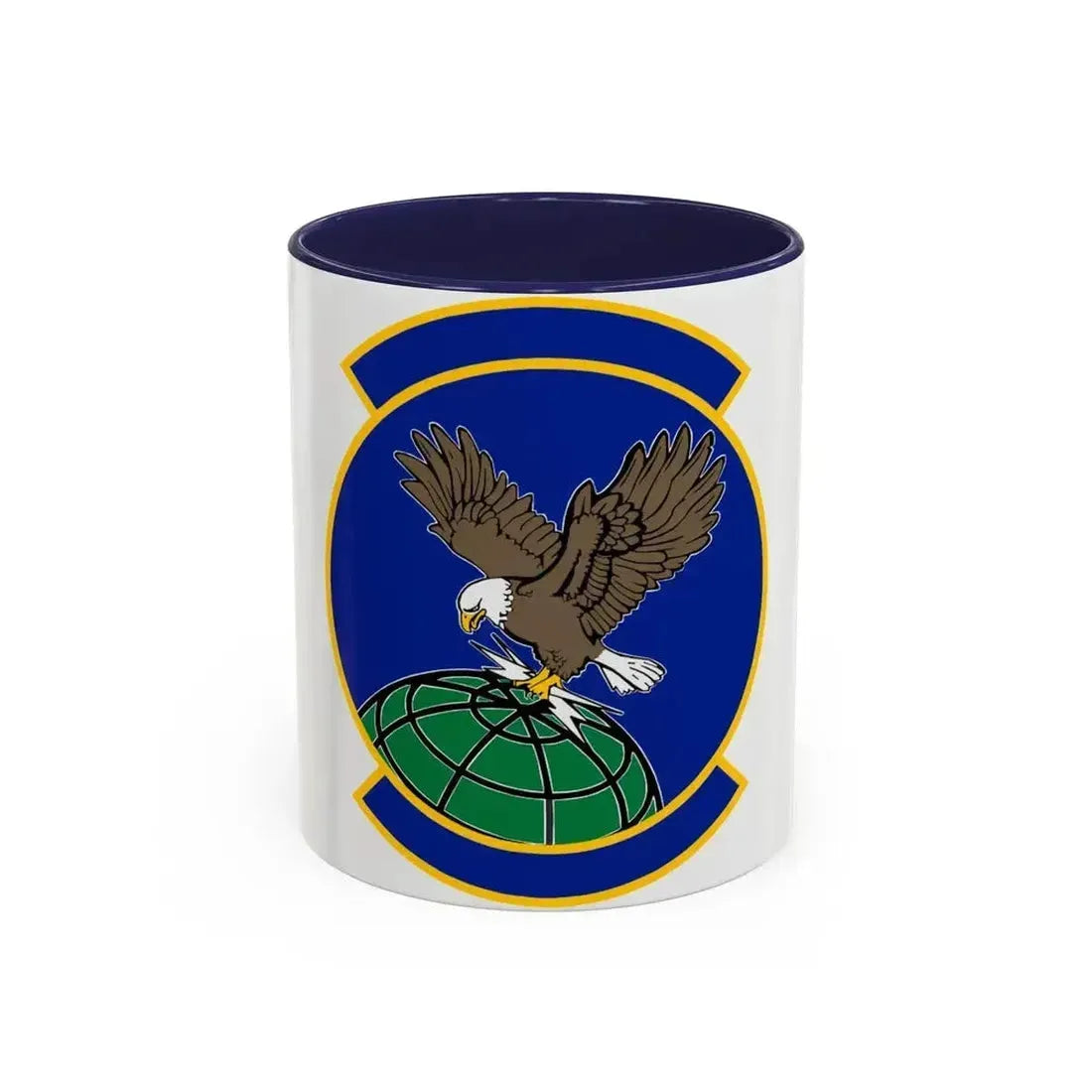 100 Aircraft Maintenance Squadron USAFE (U.S. Air Force) Accent Coffee Mug 11oz Navy - Go Mug Yourself
