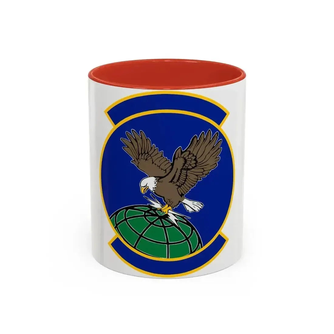 100 Aircraft Maintenance Squadron USAFE (U.S. Air Force) Accent Coffee Mug 11oz Red - Go Mug Yourself