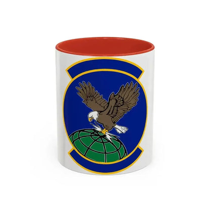100 Aircraft Maintenance Squadron USAFE (U.S. Air Force) Accent Coffee Mug 11oz Red - Go Mug Yourself