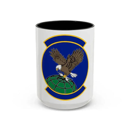 100 Aircraft Maintenance Squadron USAFE (U.S. Air Force) Accent Coffee Mug 15oz Black - Go Mug Yourself