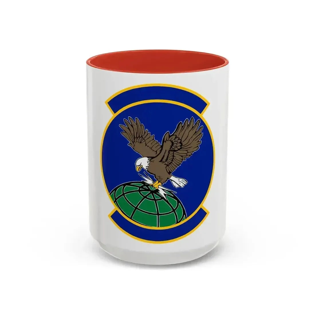 100 Aircraft Maintenance Squadron USAFE (U.S. Air Force) Accent Coffee Mug 15oz Red - Go Mug Yourself