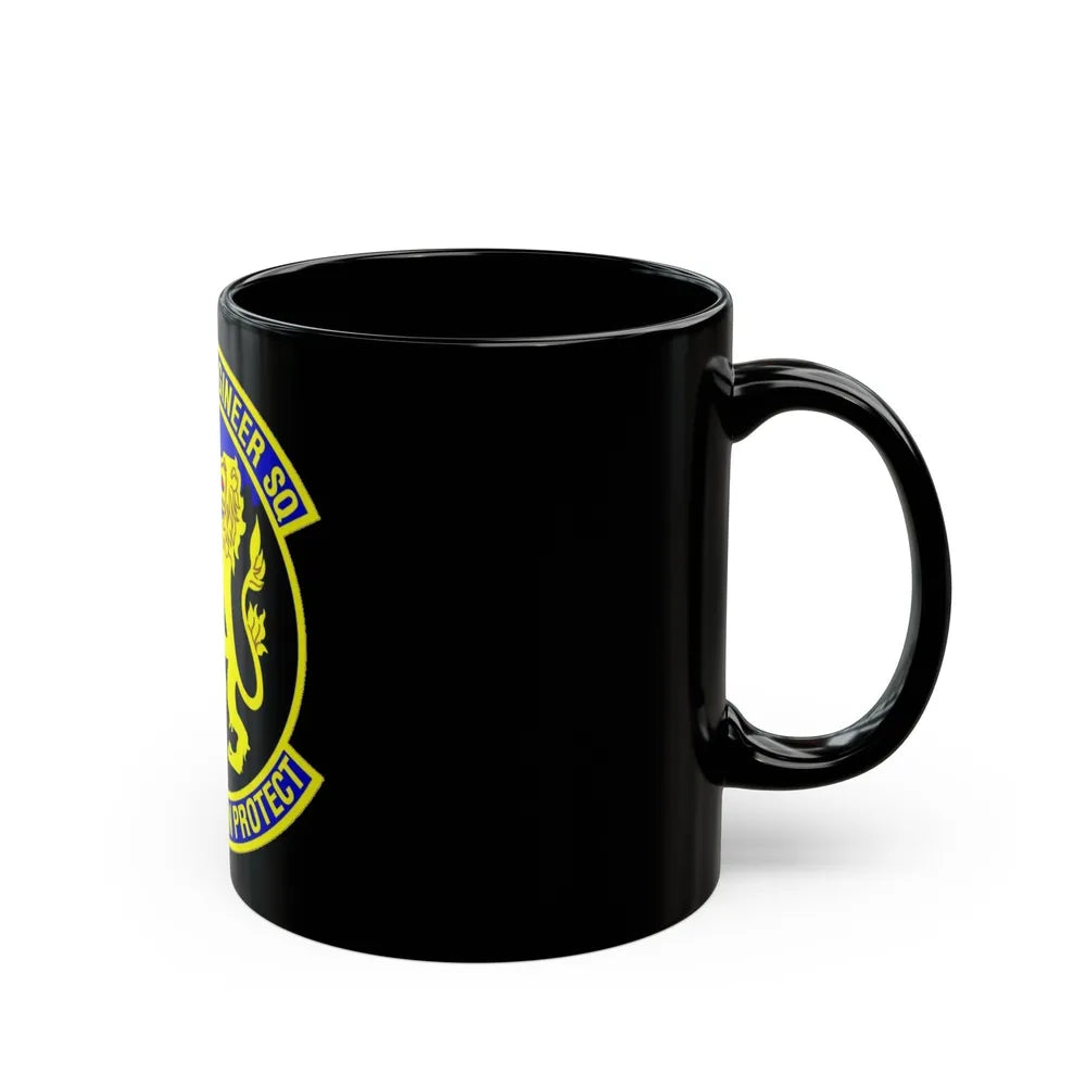 100 Civil Engineer Squadron USAFE (U.S. Air Force) Black Coffee Mug-Go Mug Yourself