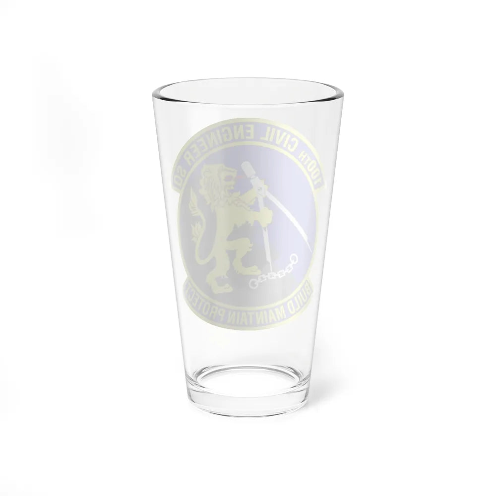 100 Civil Engineer Squadron USAFE (U.S. Air Force) Pint Glass 16oz-Go Mug Yourself