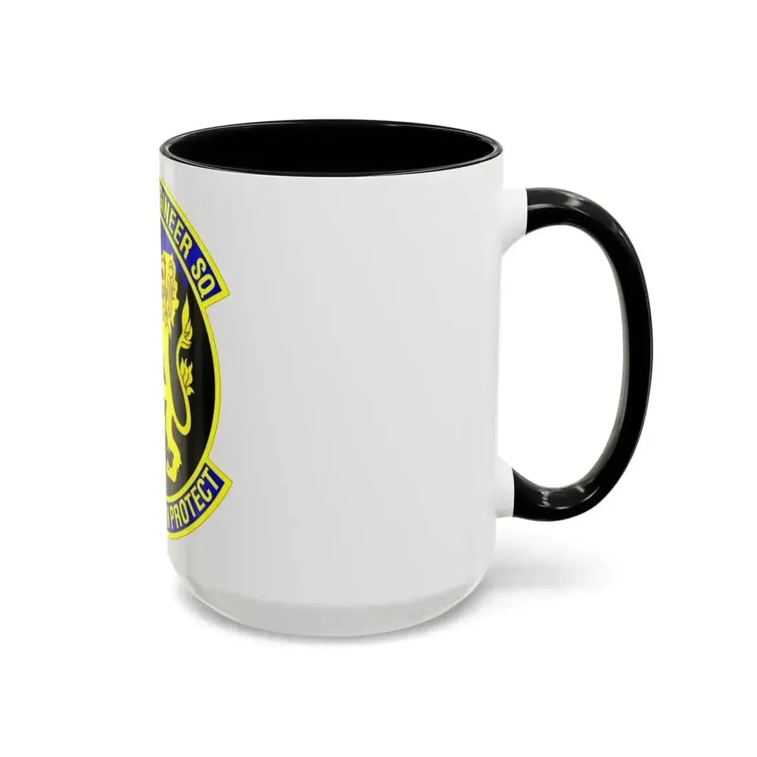 100 Civil Engineer Squadron USAFE (U.S. Air Force) Accent Coffee Mug - Go Mug Yourself