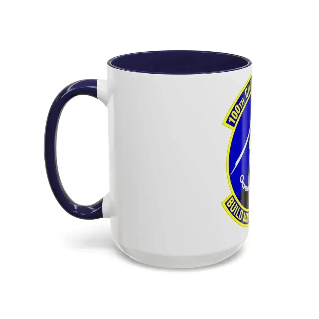 100 Civil Engineer Squadron USAFE (U.S. Air Force) Accent Coffee Mug - Go Mug Yourself