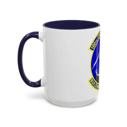 100 Civil Engineer Squadron USAFE (U.S. Air Force) Accent Coffee Mug - Go Mug Yourself
