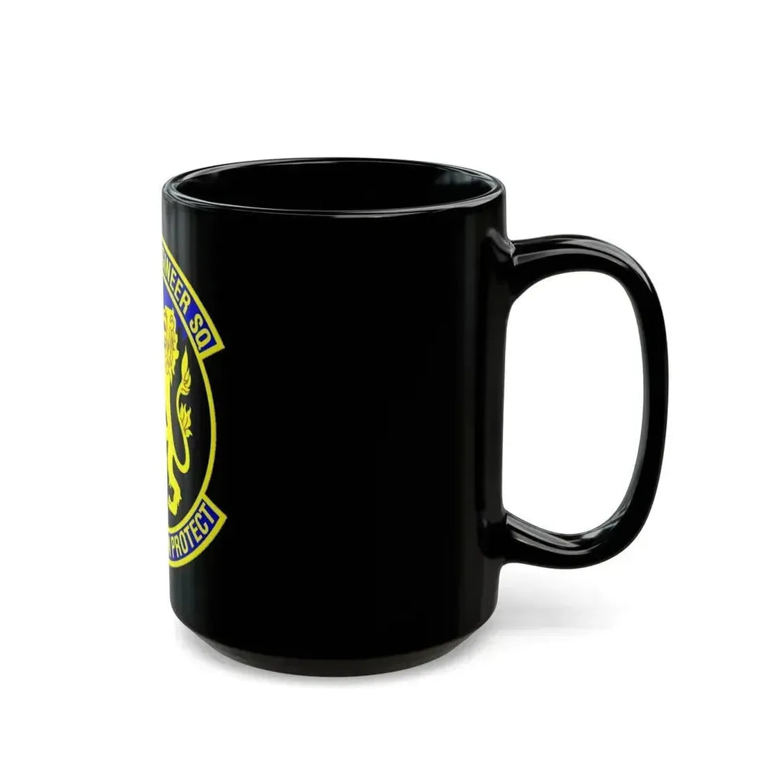 100 Civil Engineer Squadron USAFE (U.S. Air Force) Black Coffee Mug - Go Mug Yourself