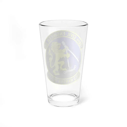 100 Civil Engineer Squadron USAFE (U.S. Air Force) Pint Glass 16oz - Go Mug Yourself