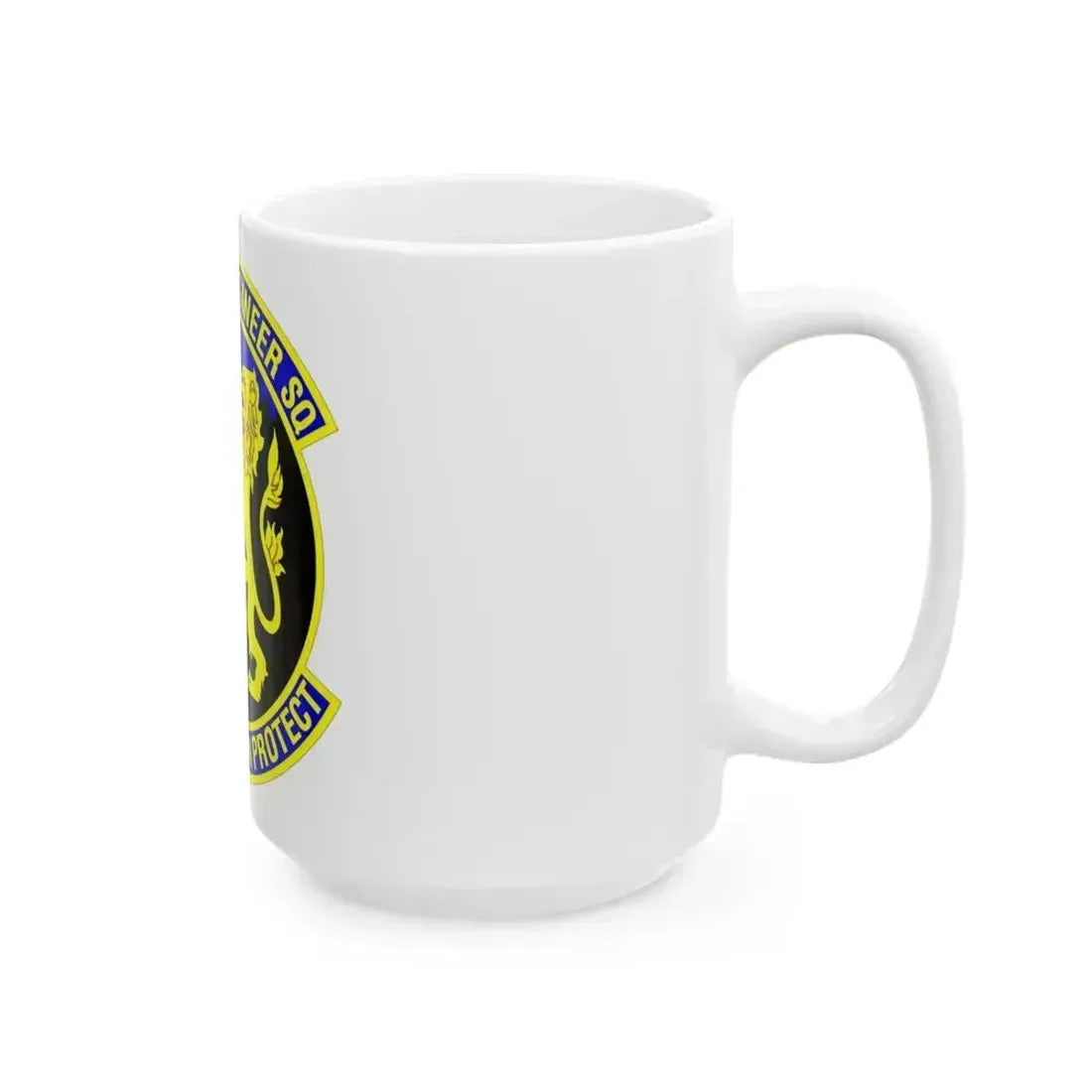 100 Civil Engineer Squadron USAFE (U.S. Air Force) White Coffee Mug - Go Mug Yourself