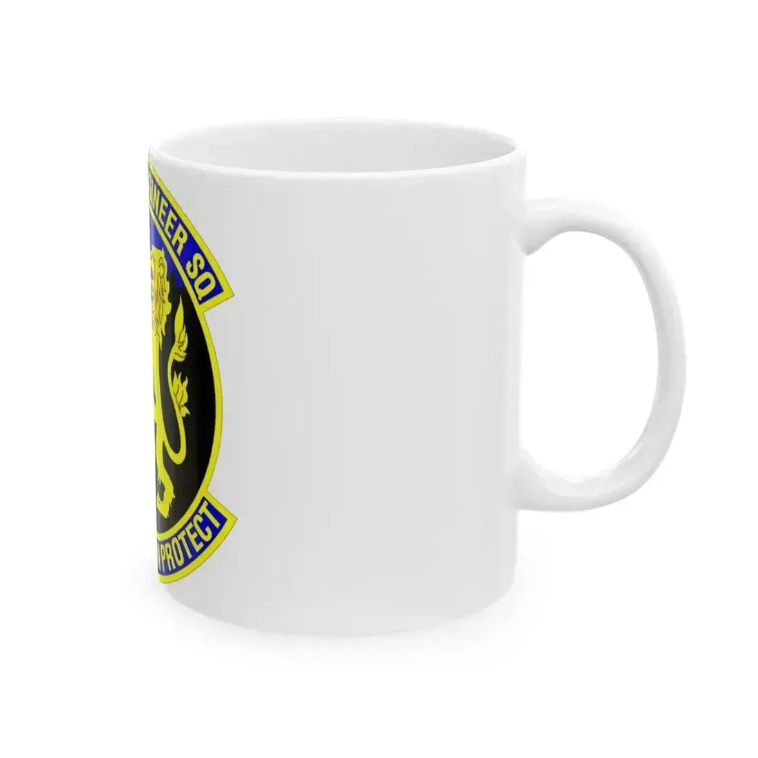 100 Civil Engineer Squadron USAFE (U.S. Air Force) White Coffee Mug - Go Mug Yourself
