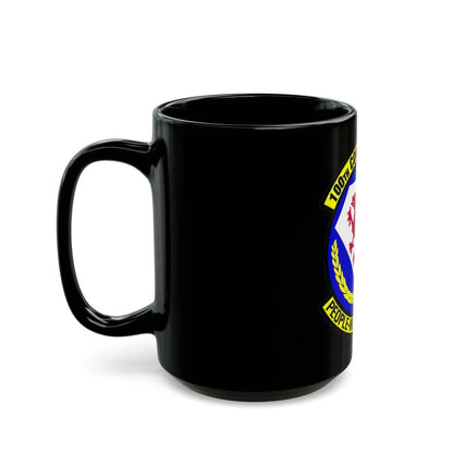 100 Comptroller Squadron USAFE (U.S. Air Force) Black Coffee Mug-Go Mug Yourself