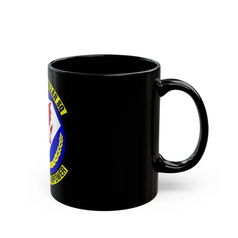 100 Comptroller Squadron USAFE (U.S. Air Force) Black Coffee Mug-Go Mug Yourself