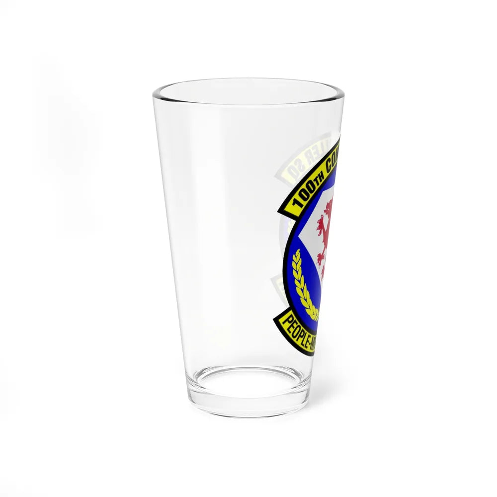 100 Comptroller Squadron USAFE (U.S. Air Force) Pint Glass 16oz-Go Mug Yourself