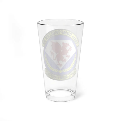 100 Comptroller Squadron USAFE (U.S. Air Force) Pint Glass 16oz-Go Mug Yourself