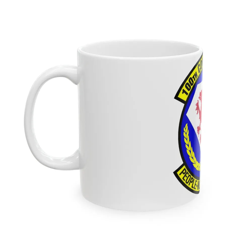 100 Comptroller Squadron USAFE (U.S. Air Force) White Coffee Mug-Go Mug Yourself