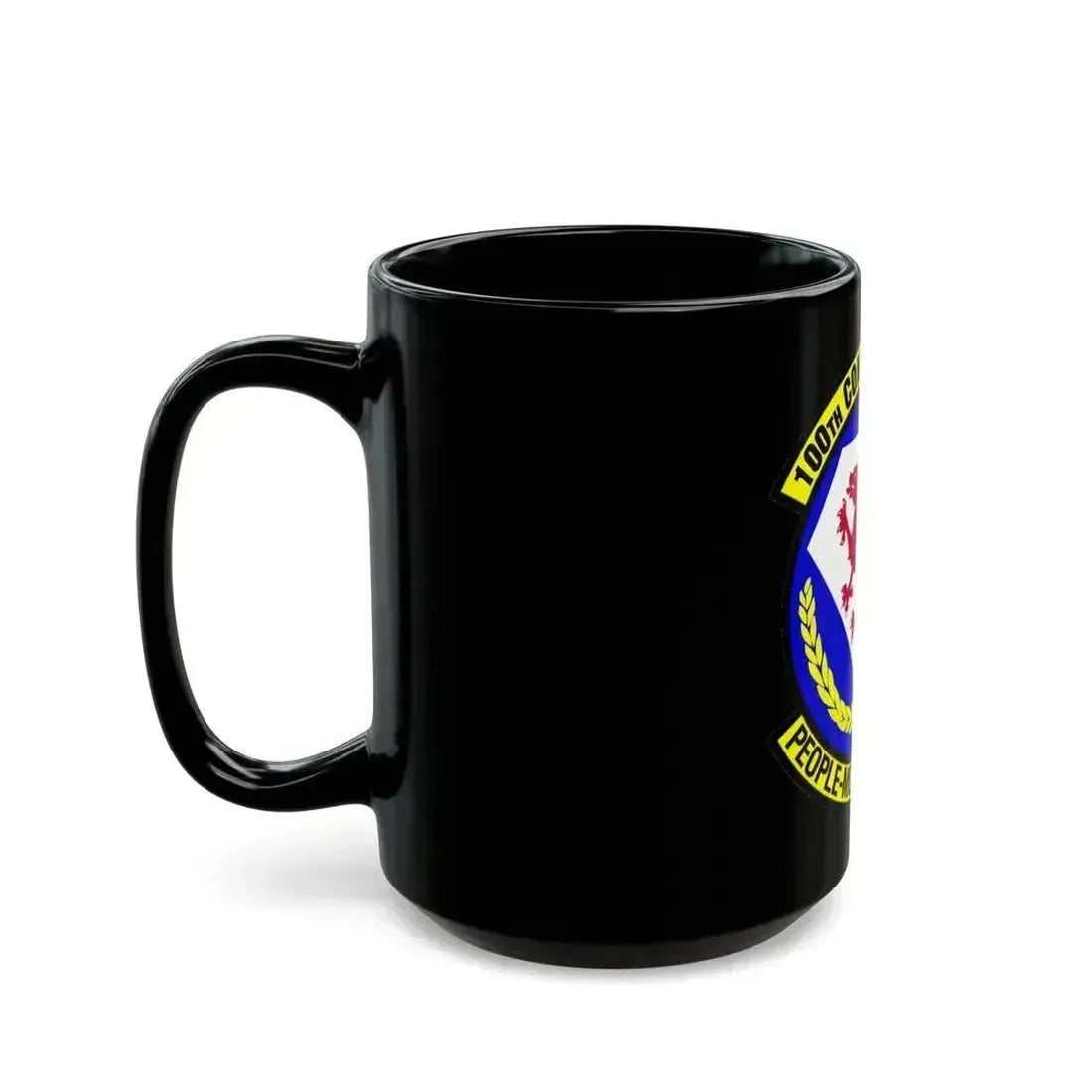 100 Comptroller Squadron USAFE (U.S. Air Force) Black Coffee Mug - Go Mug Yourself