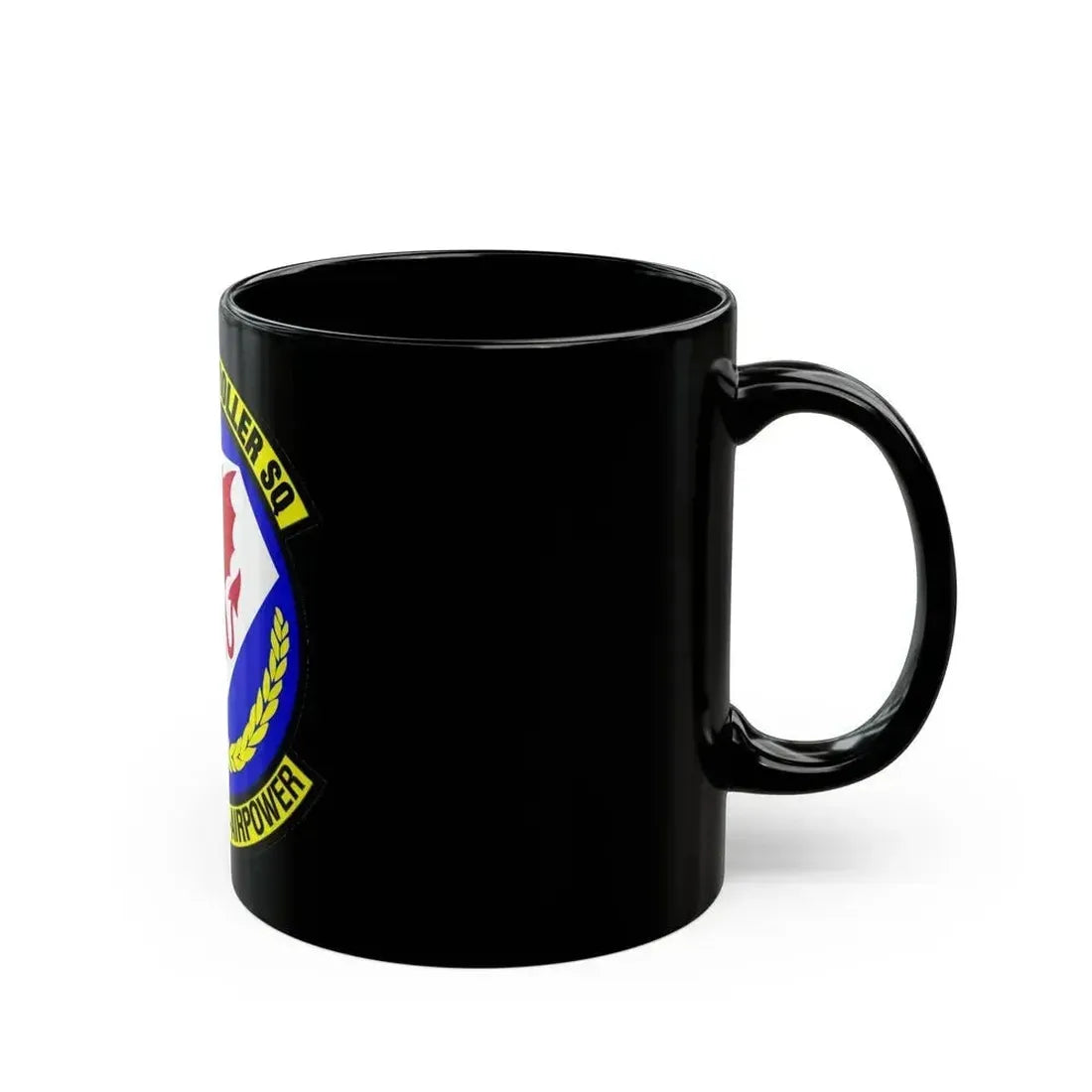 100 Comptroller Squadron USAFE (U.S. Air Force) Black Coffee Mug - Go Mug Yourself