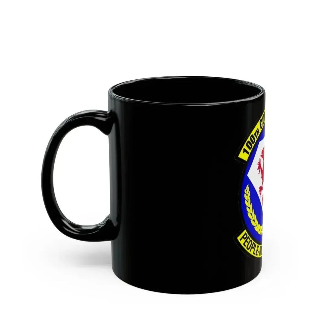 100 Comptroller Squadron USAFE (U.S. Air Force) Black Coffee Mug - Go Mug Yourself